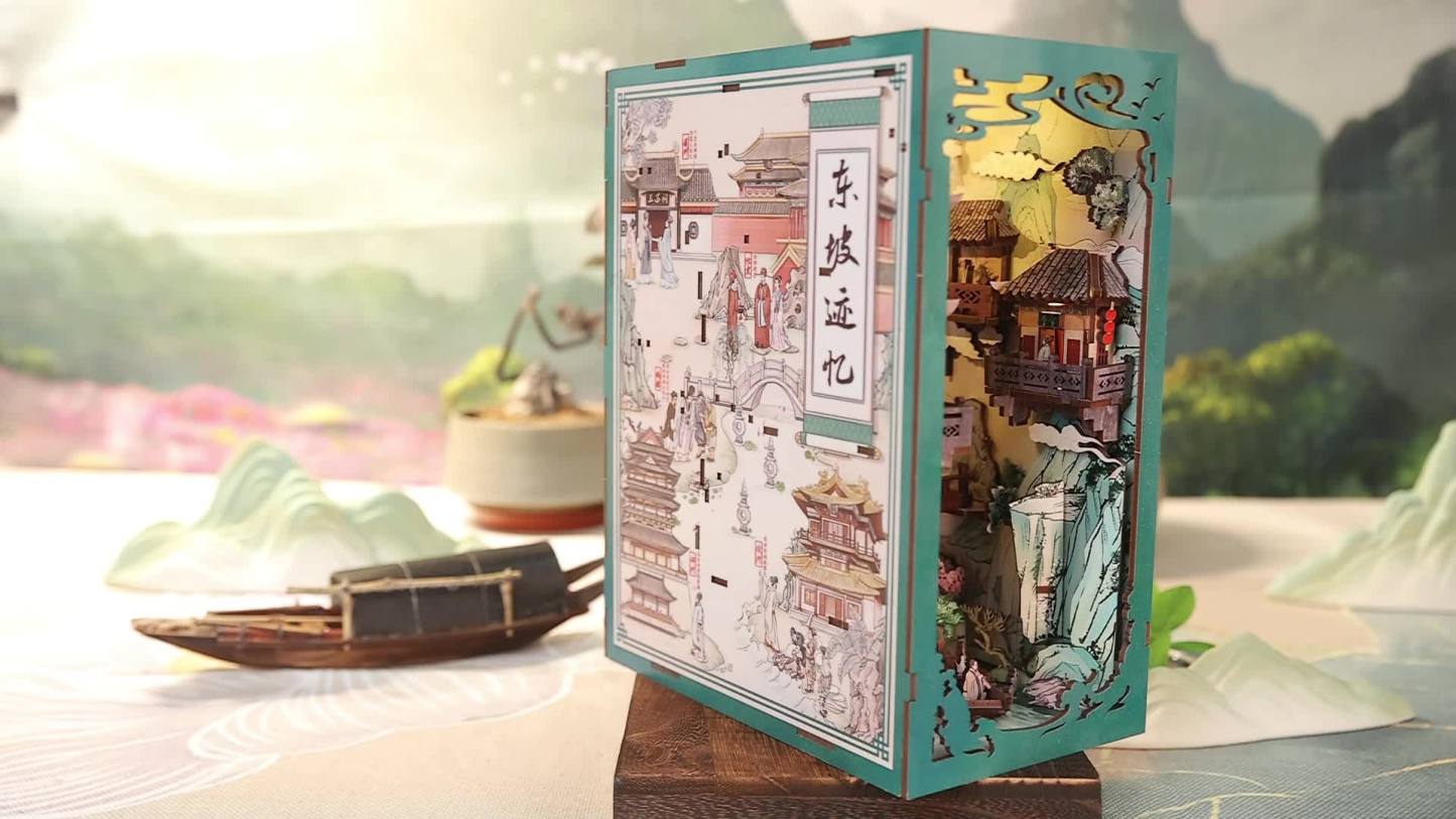 Su Dong Po's Poetic Journey DIY Book Nook
