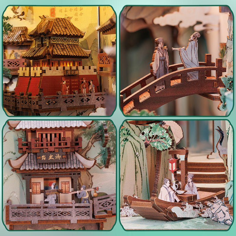 Su Dong Po's Poetic Journey DIY Book Nook