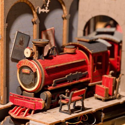 Time Travel 3D Wooden DIY Book Nook