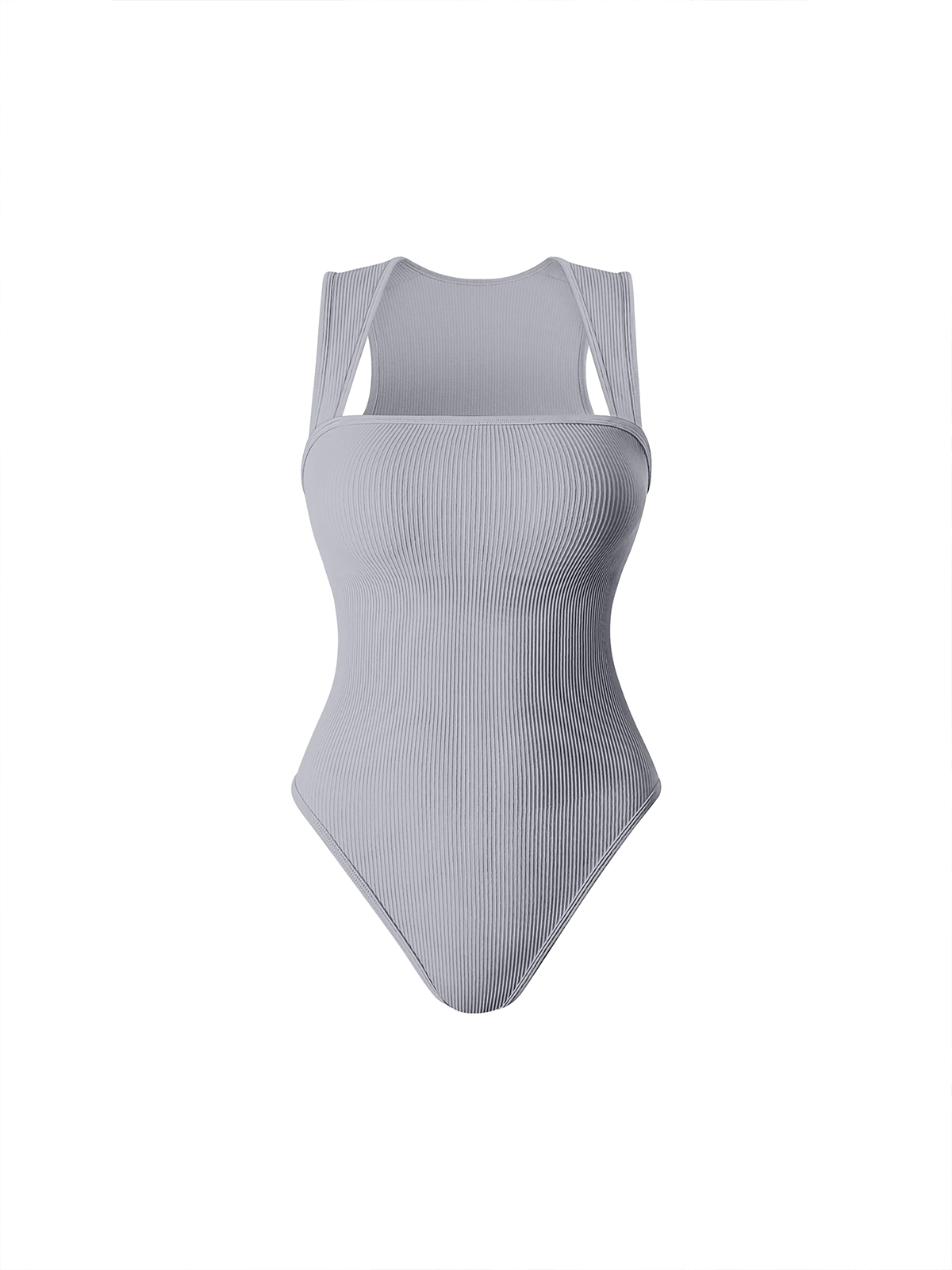 Ribbed 1pc Sleeveless Bodysuit
