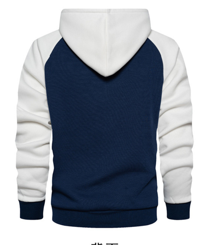 ZITY Men's Casual Solid Color Sports Outwear Hoodie-DUMSW04660 | Zitysports