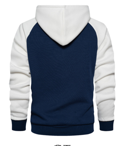 ZITY Men's Casual Solid Color Sports Outwear Hoodie-DUMSW04660 | Zitysports