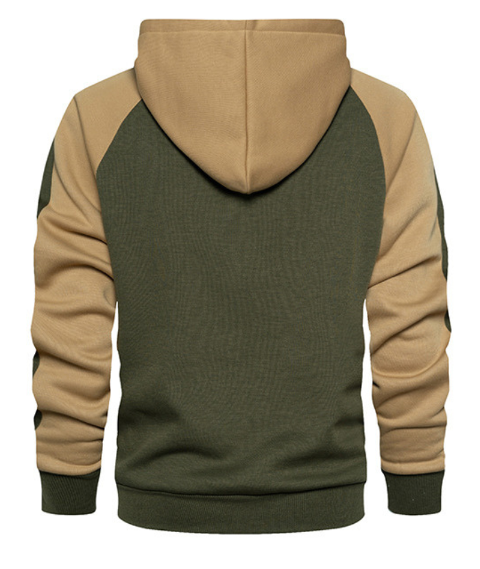ZITY Men's Casual Solid Color Sports Outwear Hoodie-DUMSW04660 | Zitysports