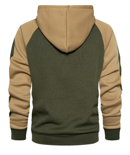 ZITY Men's Casual Solid Color Sports Outwear Hoodie-DUMSW04660 | Zitysports