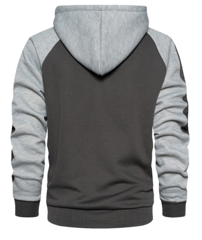ZITY Men's Casual Solid Color Sports Outwear Hoodie-DUMSW04660 | Zitysports