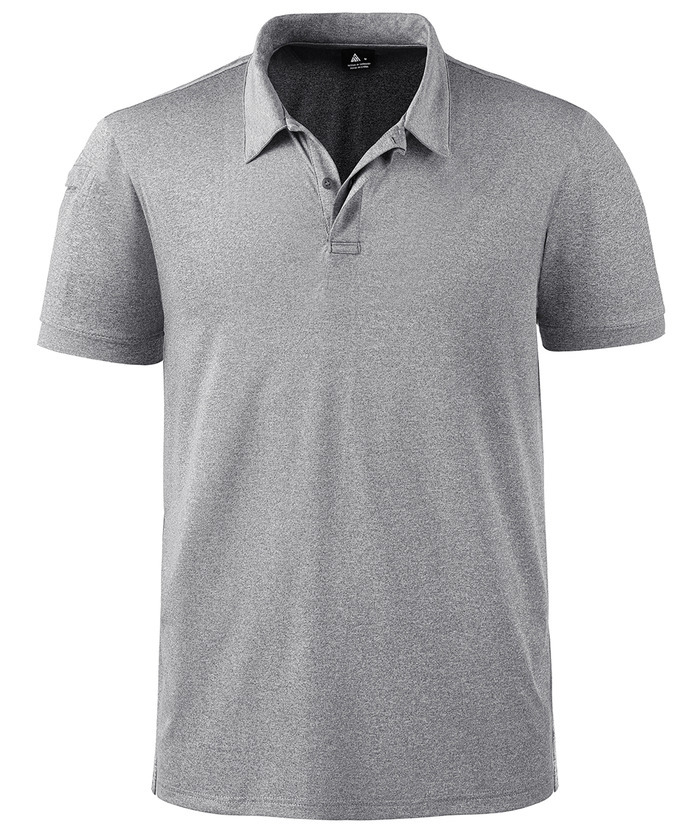 ZITY Men's Tactical Polo Shirt Short Sleeve Army Combat Dry Fit Golf-ZPK001063 | Zitysports