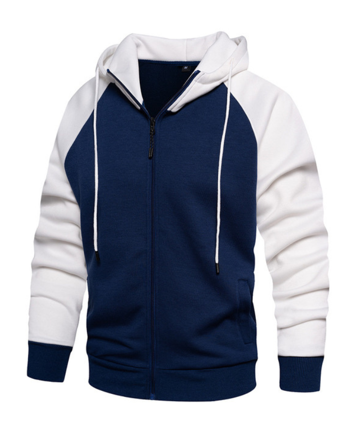 ZITY Men's Casual Solid Color Sports Outwear Hoodie-DUMSW04660 | Zitysports