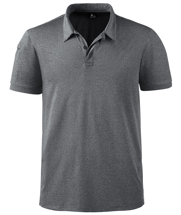 ZITY Men's Tactical Polo Shirt Short Sleeve Army Combat Dry Fit Golf-ZPK001063 | Zitysports