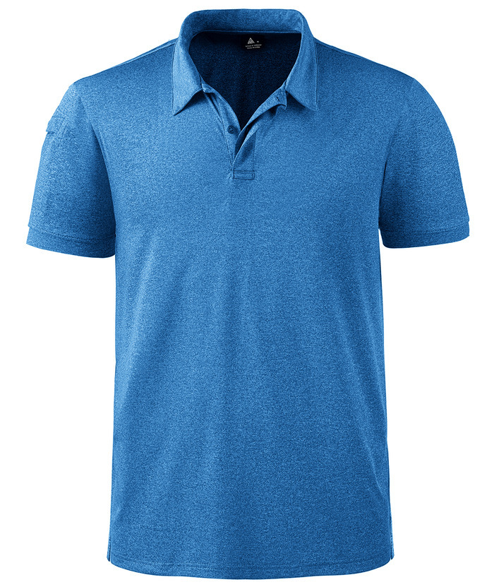 ZITY Men's Tactical Polo Shirt Short Sleeve Army Combat Dry Fit Golf-ZPK001063 | Zitysports