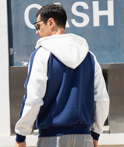 ZITY Men's Casual Solid Color Sports Outwear Hoodie-DUMSW04660 | Zitysports