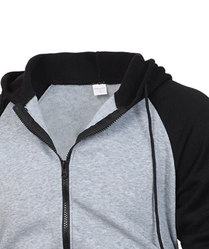 Men's Hoodie Full Zipper Winter Casual Sports Top-DUMFH04801 | Zitysports