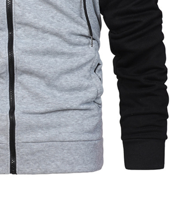 Men's Hoodie Full Zipper Winter Casual Sports Top-DUMFH04801 | Zitysports