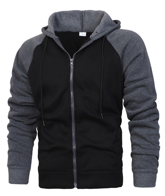 Men's Hoodie Full Zipper Winter Casual Sports Top-DUMFH04801 | Zitysports
