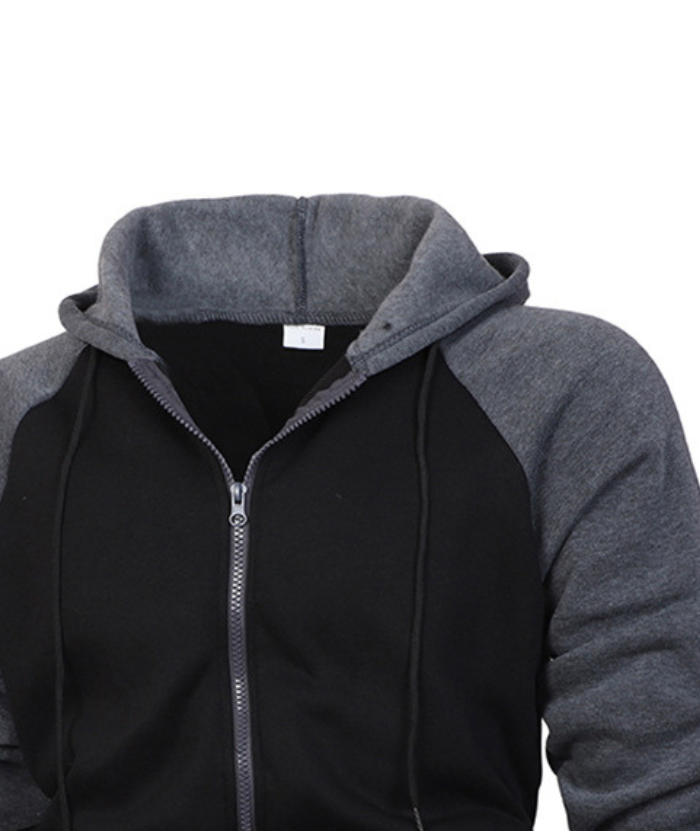 Men's Hoodie Full Zipper Winter Casual Sports Top-DUMFH04801 | Zitysports