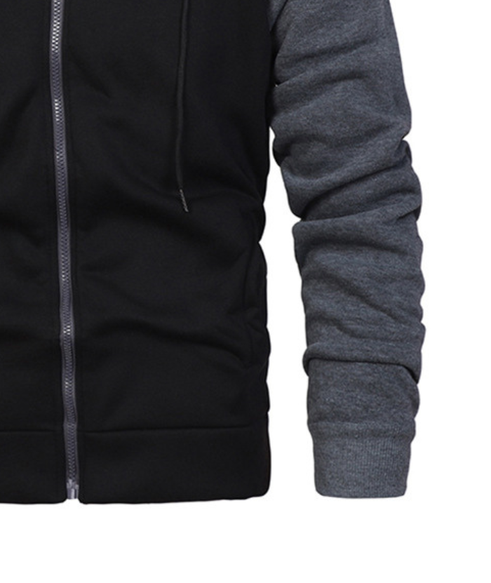 Men's Hoodie Full Zipper Winter Casual Sports Top-DUMFH04801 | Zitysports