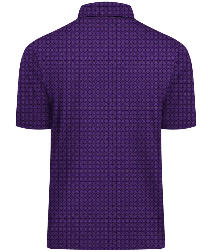 ZITY Men's Printed Dri Fit Performance Golf Polo Shirt-CUMPO05189 