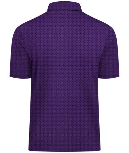 ZITY Men's Printed Dri Fit Performance Golf Polo Shirt-CUMPO05189 