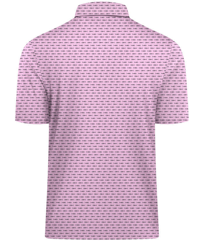 ZITY Men's Printed Dri Fit Performance Golf Polo Shirt-CUMPO05189 