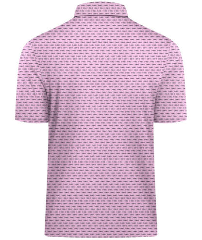 ZITY Men's Printed Dri Fit Performance Golf Polo Shirt-CUMPO05189 