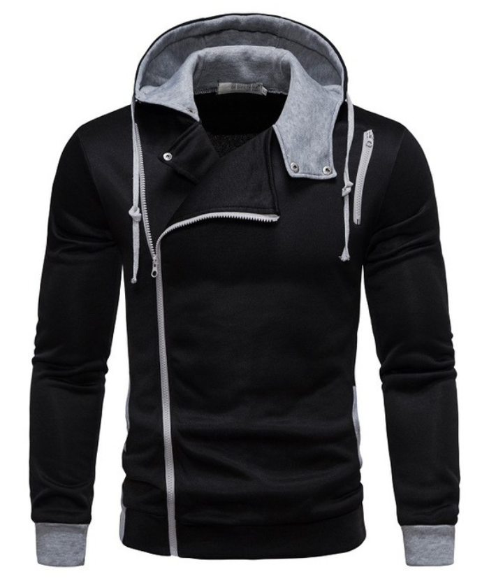 ZITY Men's Full Zip Hooded Sports Sweatshirt Activewear-DUMFH04942|Zitysports
