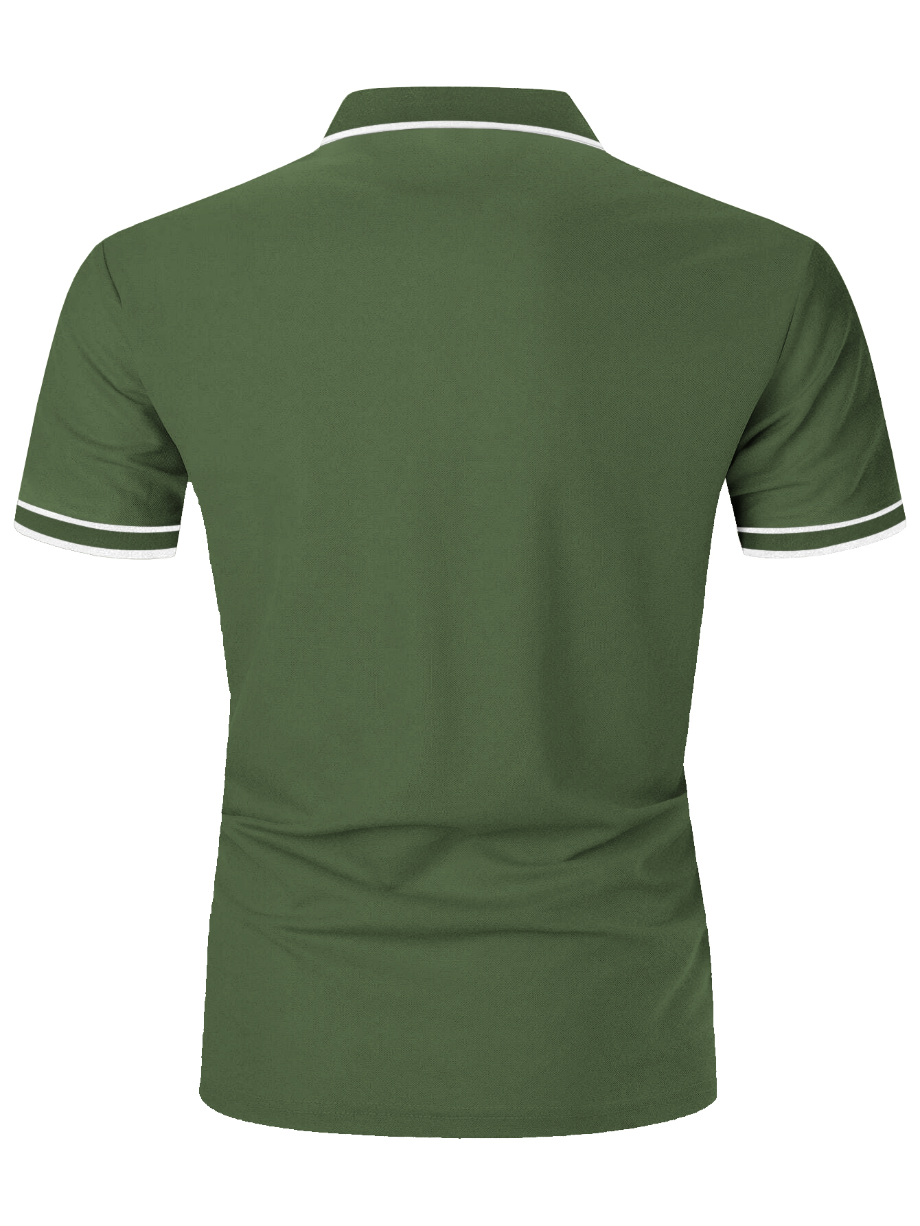 ZITY Men's Button Up slim Fit Sports Polo Shirt-TUMPO04428