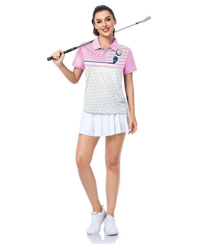 ZITY Women's Dri Fit Sports Golf Polo Shirt-CFWZZ00048