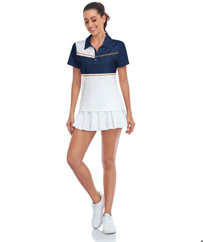 ZITY Women's Casual Dri Fit Athletic Polo Shirt-CUWPO01555