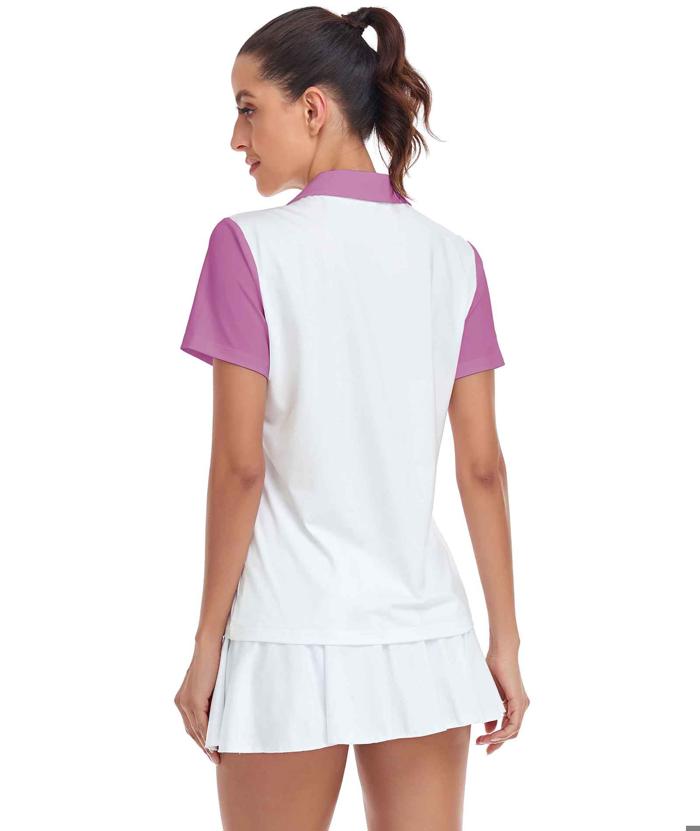 ZITY Women's Casual Dri Fit Athletic Polo Shirt-CUWPO01555