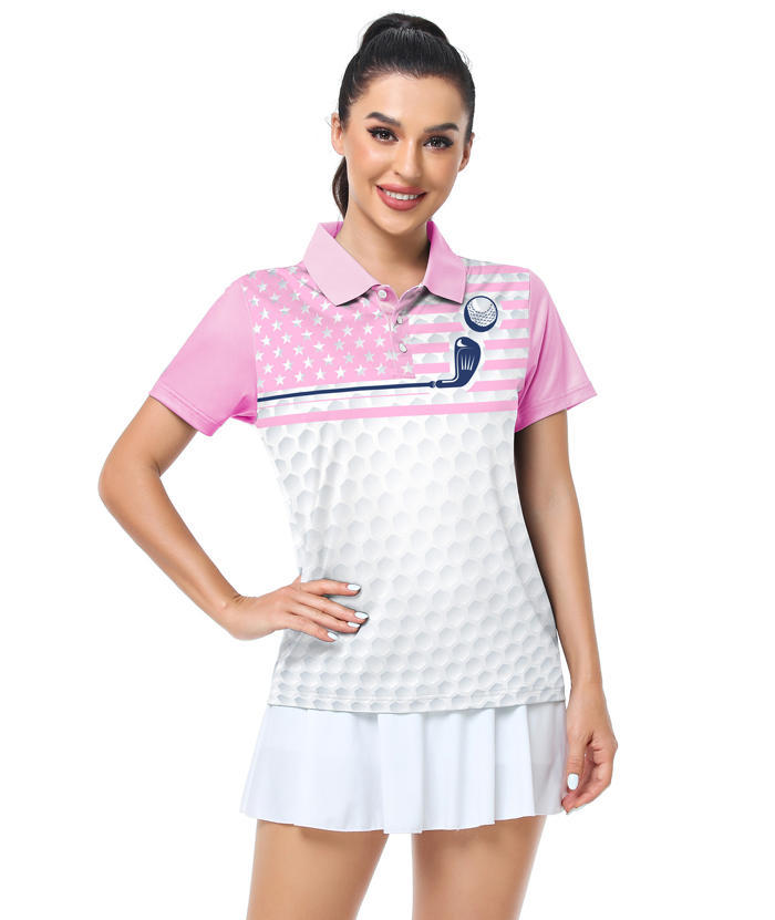 ZITY Women's Dri Fit Sports Golf Polo Shirt-CFWZZ00048
