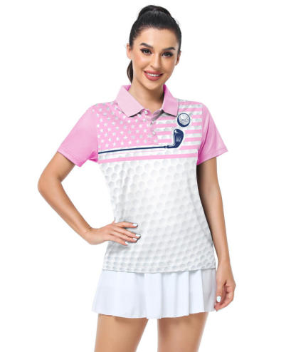 ZITY Women's Dri Fit Sports Golf Polo Shirt-CFWZZ00048