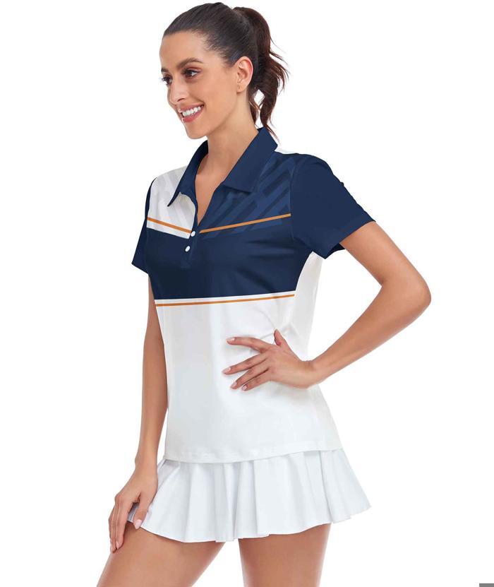 ZITY Women's Casual Dri Fit Athletic Polo Shirt-CUWPO01555