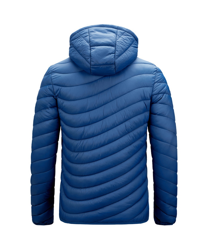 ZITY Men's Stand Collar Hooded Lightweight Puffer Jacket-22913 | Zitysports