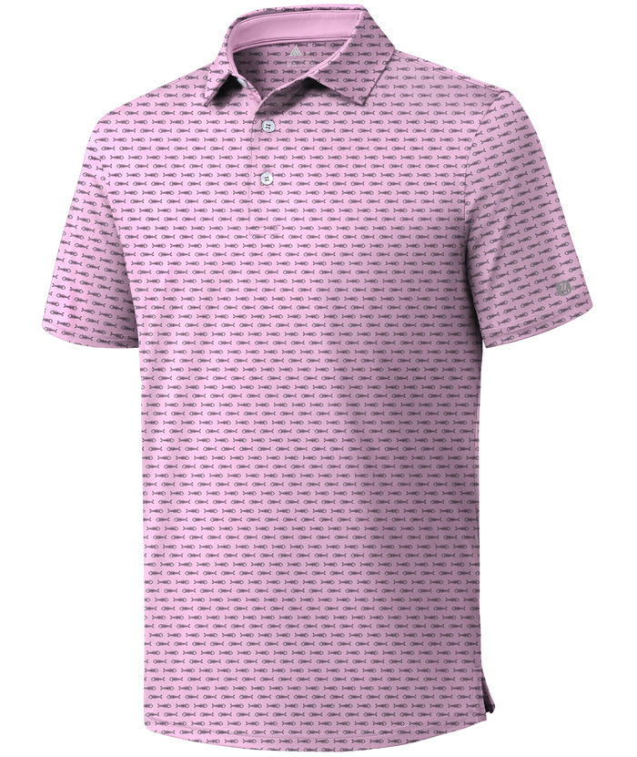 ZITY Men's Printed Dri Fit Performance Golf Polo Shirt-CUMPO05189 