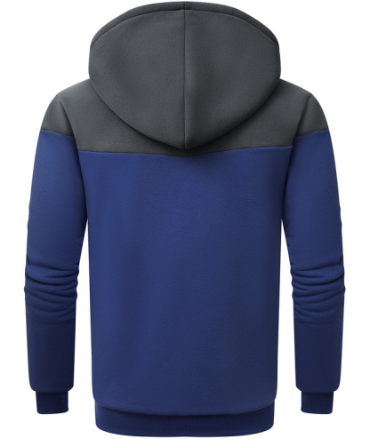 ZITY Men's Warm Thick Fleece Lined Solid Color Hooded Sherpa Hoodie-ZPK006329 | Zitysports