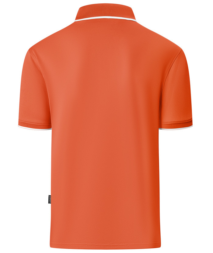 ZITY Men's Quarter Zip Solid Color Slim Fit Polo Shirt-CUMPO04526