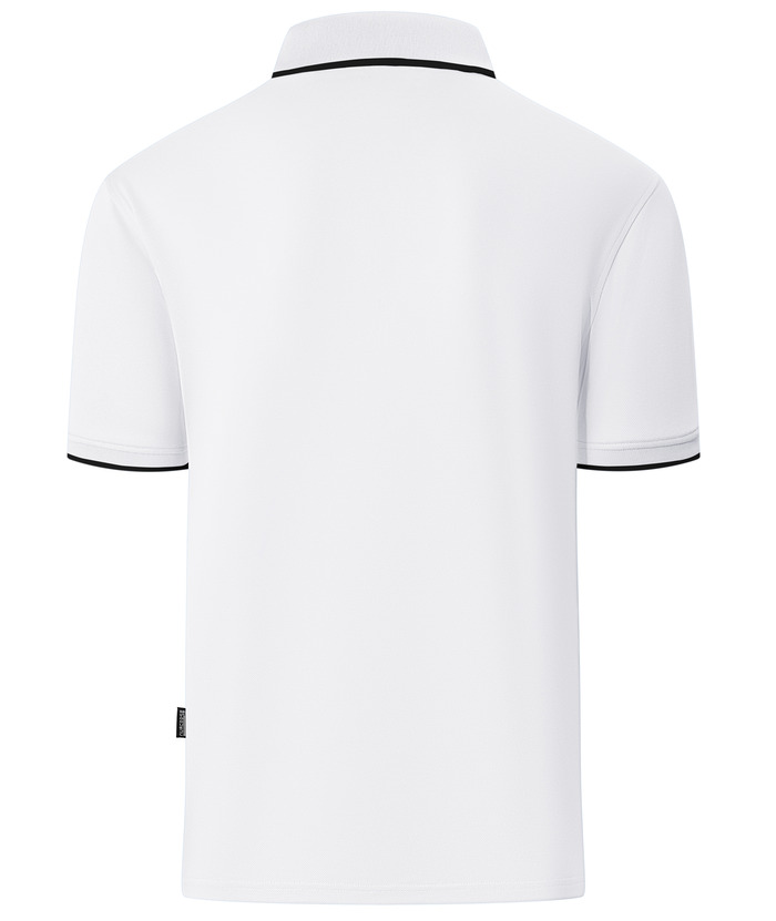 ZITY Men's Quarter Zip Solid Color Slim Fit Polo Shirt-CUMPO04526