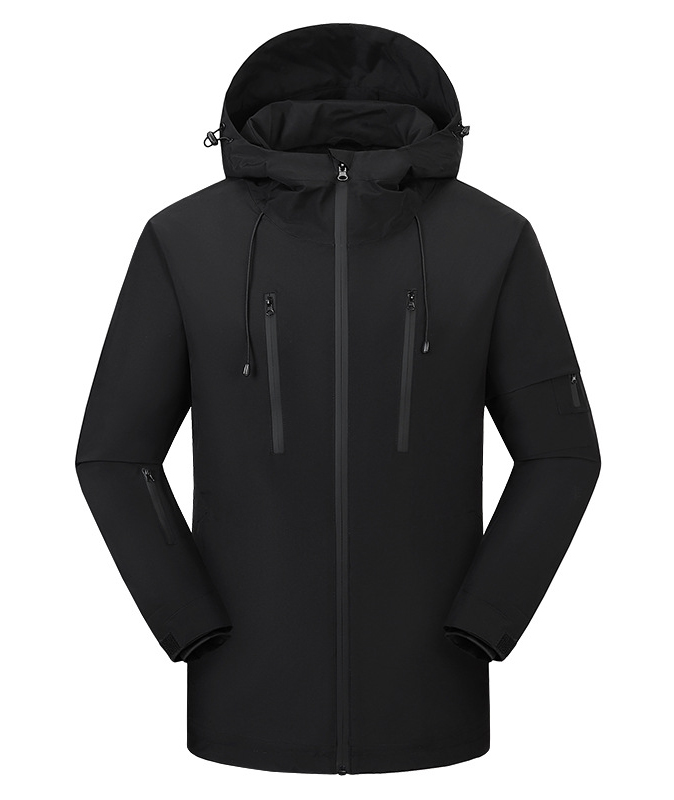Unisex Fleece Lined Hooded Heated Jacket-M868