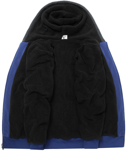 ZITY Men's Warm Thick Fleece Lined Solid Color Hooded Sherpa Hoodie-ZPK006329 | Zitysports