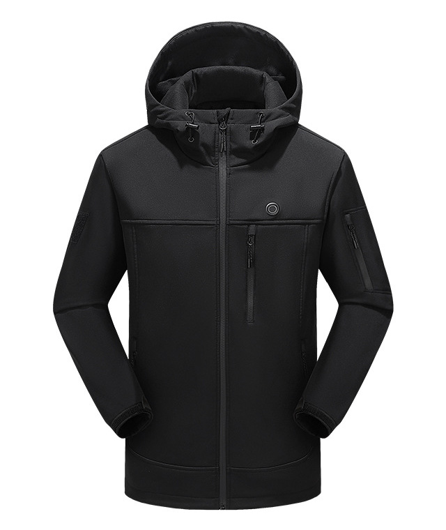 Unisex Waterproof Hooded 10 Heating Zones Heated Jacket-2312