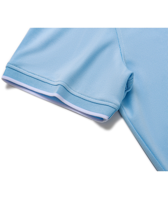 ZITY Men's Quarter Zip Solid Color Slim Fit Polo Shirt-CUMPO04526