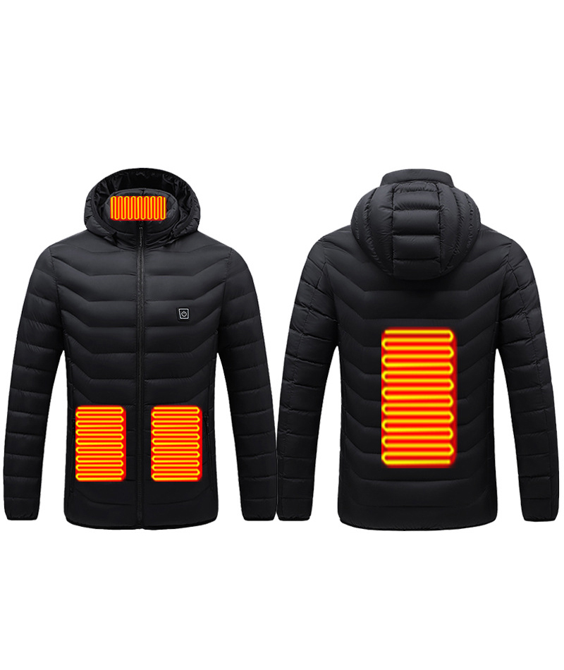 Unisex 4 Heating Zone Heated Jacket- M09