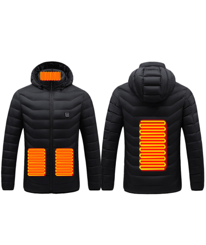 Unisex 4 Heating Zone Heated Jacket- M09