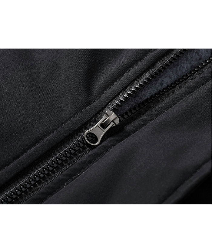 ZITY Men's Oversize Zipper Fleece Jacket-DUMCO05537