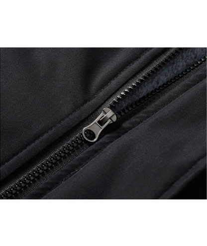 ZITY Men's Oversize Zipper Fleece Jacket-DUMCO05537