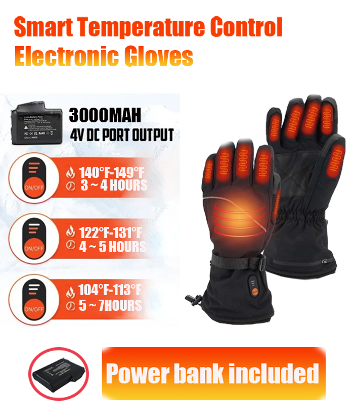 Smart temperature control electronic gloves | Zitysports
