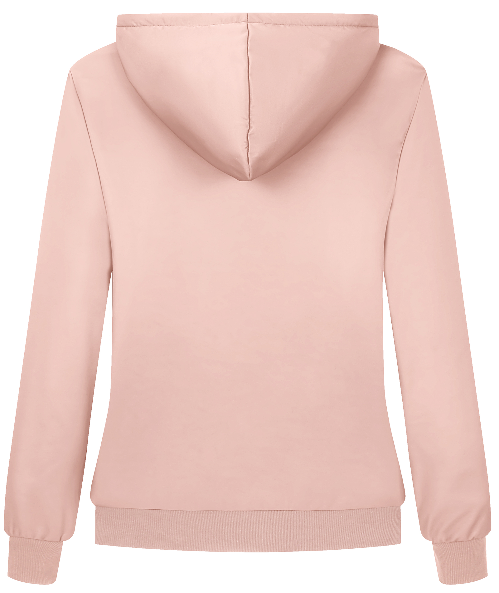 ZITY Women's Long Sleeve Striped Fleece Hoodie-CUWFH01072