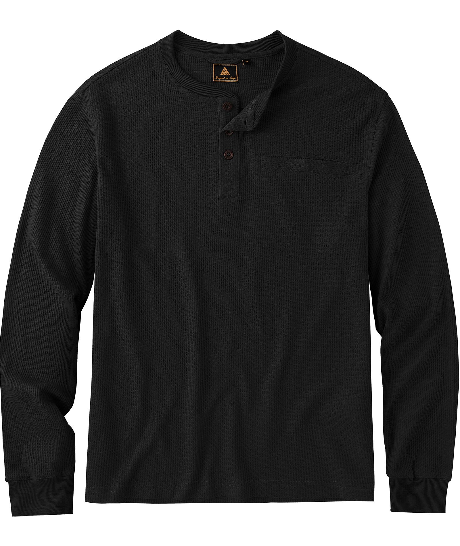 ZITY Men's Button Up Long Sleeve Slim Fit Henley Shirt-CUMLS03492