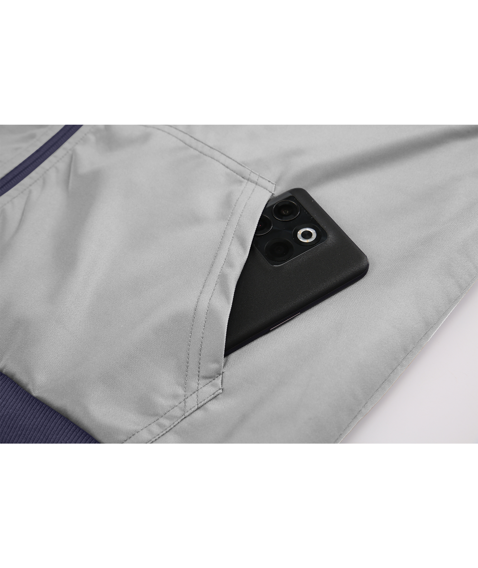 ZITY Women's Color Block Full Zip Up Fleece Hoodie-CUWFH01533