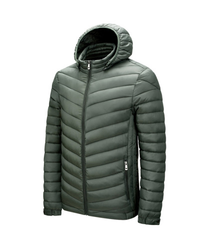 ZITY Men's Hooded Windproof Lightweight Puffer Jacket-22910 | Zitysports