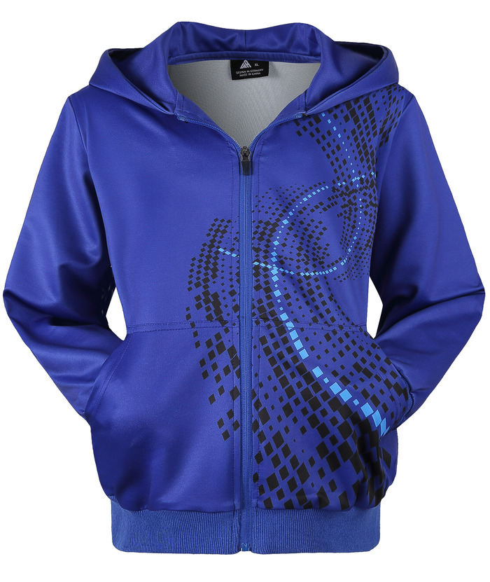 ZITY Kid's Printed Hooded Zipper With Pocket Hoodie 6-15 Years-ZPK006230 | Zitysports